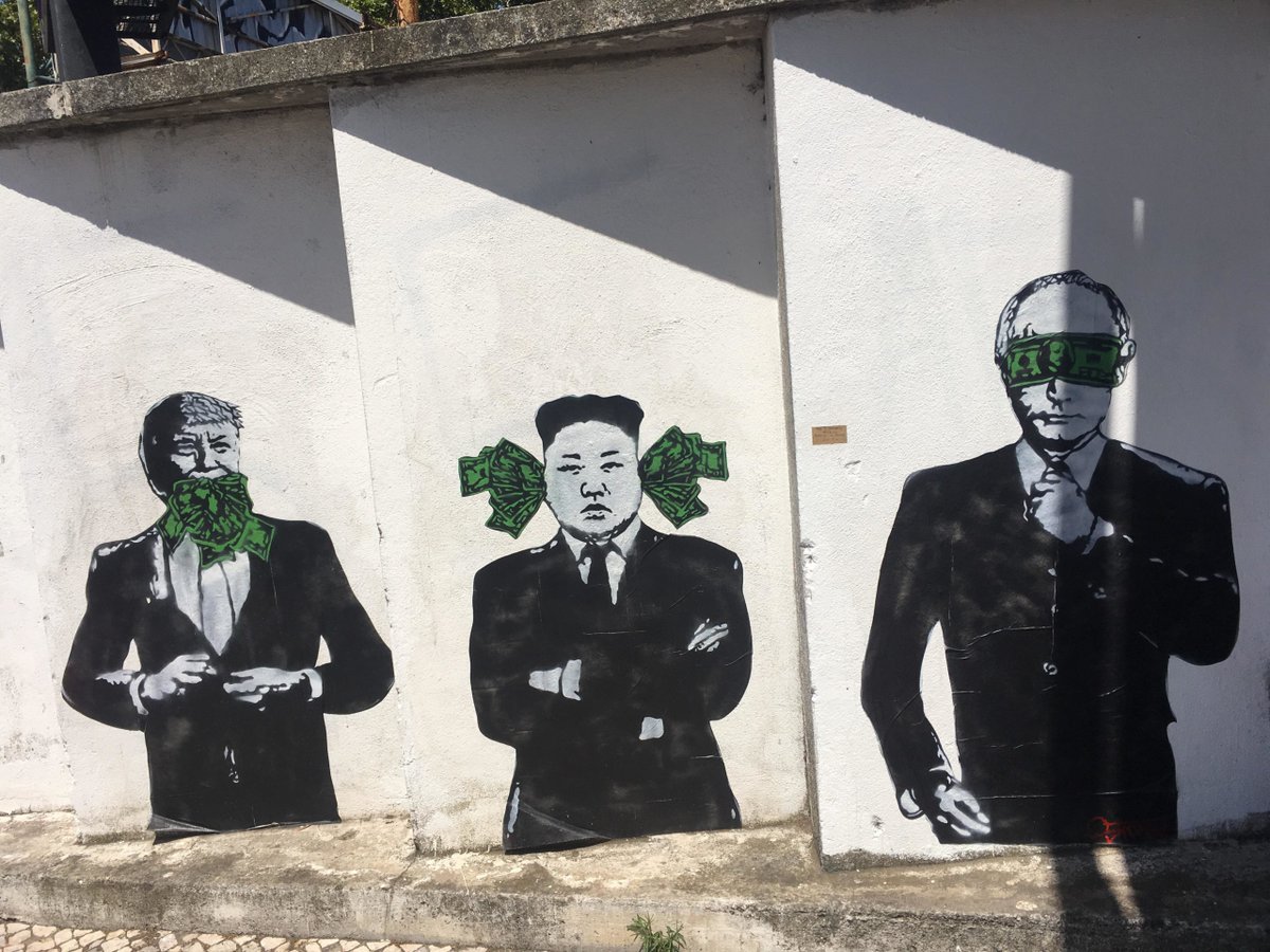 UtopiaStreetArt's tweet photo. Speak no evil, hear no evil, see no evil #art #streetart #graffiti About: https://t.co/KL6x1mv6yd https://t.co/L2w8dKiRRt