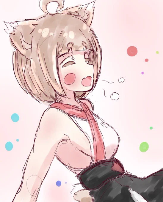 ■イラスト投稿一時休載のお知らせ  大好きなフォロワーの 皆様お疲れ様です( ' ▽ ` )  とある事情によりイラスト投稿を 一時休載いたします  今週中にはまた活動を再開いたします ので今しばらくお待ちください  ツイートは今まで通りいたしますので 沢山絡んで欲しいの  わふわふ(*'꒳`*)