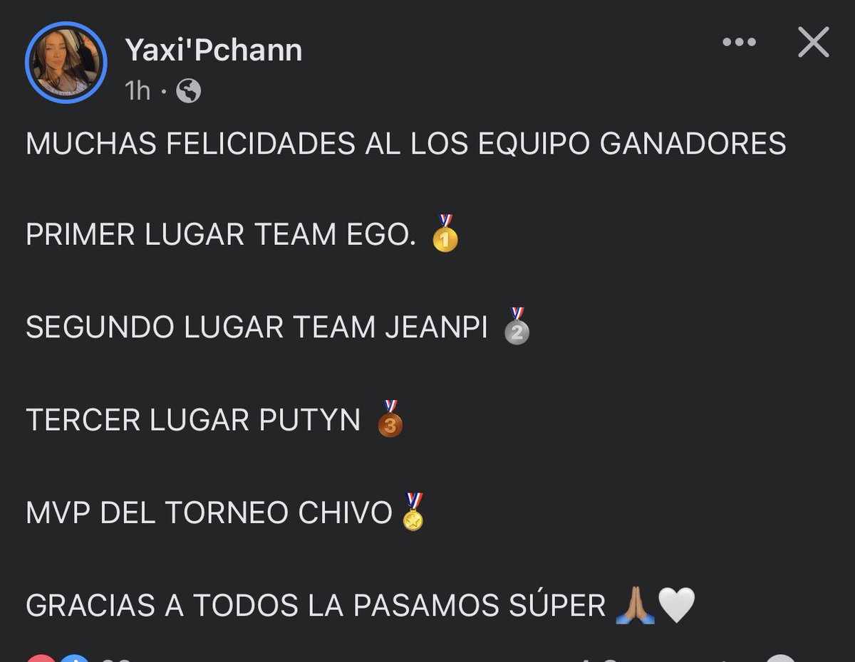 Top 1 Torneo de <a href="/YAXIPCHANN/">YAXY</a> $14,000 Mil pesos con <a href="/Sinnine_vaim/">Sin9</a> <a href="/Ego_GG_/">Ego</a> <a href="/OPsirisAL/">Risal opsi</a> 🥇