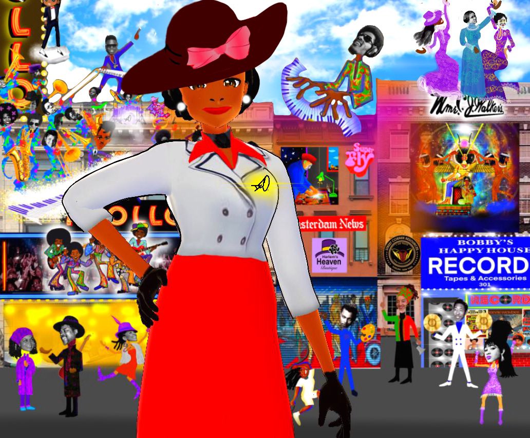 pauldeo's tweet photo. @TheNFTFocal Zora Neale Hurston from my NFT VR project Harlem Anime’ https://t.co/cz2ZyDjc94