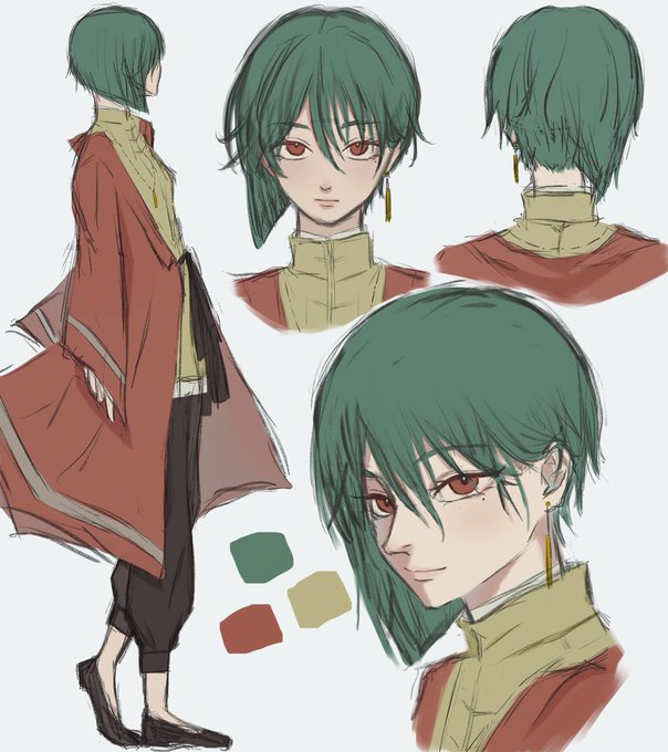 性別不明のtwitterイラスト検索結果