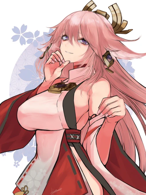 八重神子顔だけ 