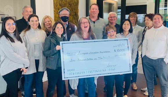 SvaleEdFound's tweet photo. Sunnyvale Education Foundation is the Sereno 1% For Good Community Impact Recipient for Q1 2022! Thank you to the Christie's Sereno Los Altos Group for supporting our district's 5th Grade Science Camp program with a $10,000 donation. https://t.co/4Hea31nzVr