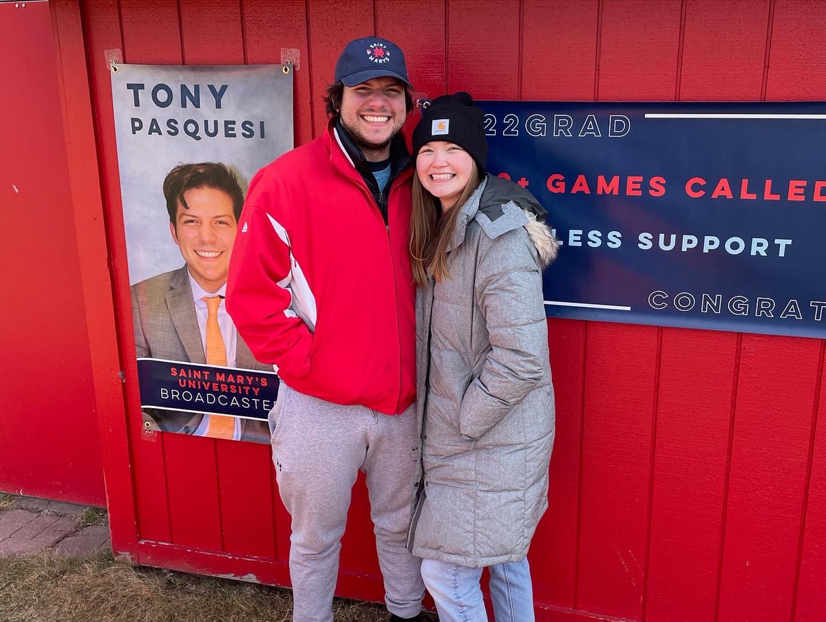 TonyPasquesi's tweet photo. It was a pretty cool weekend. 

Thank you to @its_billieb and @SMUSID for making it happen. 

And thank you to @SMUBaseball for giving me the chance to toss the first pitch, a dream come true. 

The support from all of you has been unbelievable, thank you, I’ll miss this place. https://t.co/607DTqLCRF