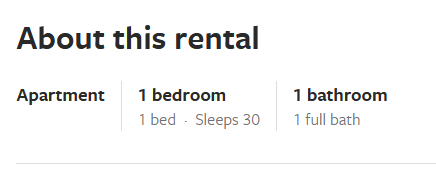 having a nice time on vrbo