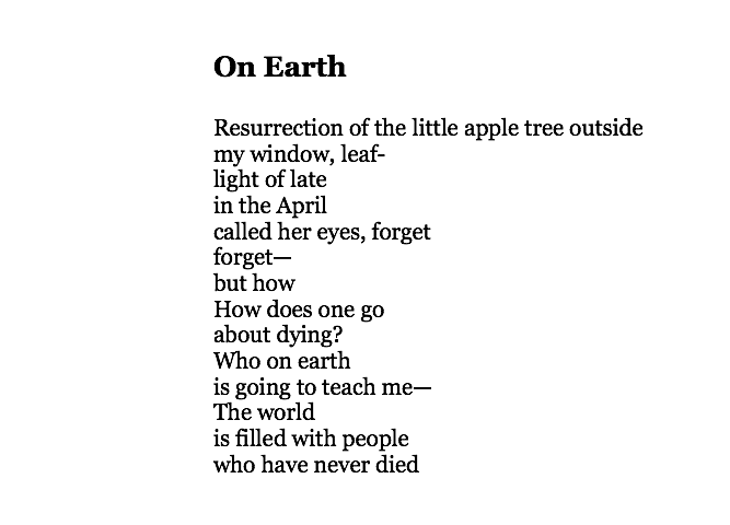 MayaCPopa's tweet photo. This haunting little poem by Franz Wright: https://t.co/rGIko9SKCx
