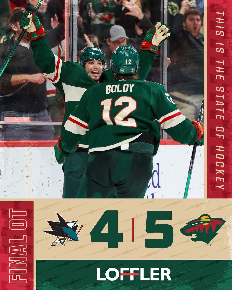 Clinched. #mnwild