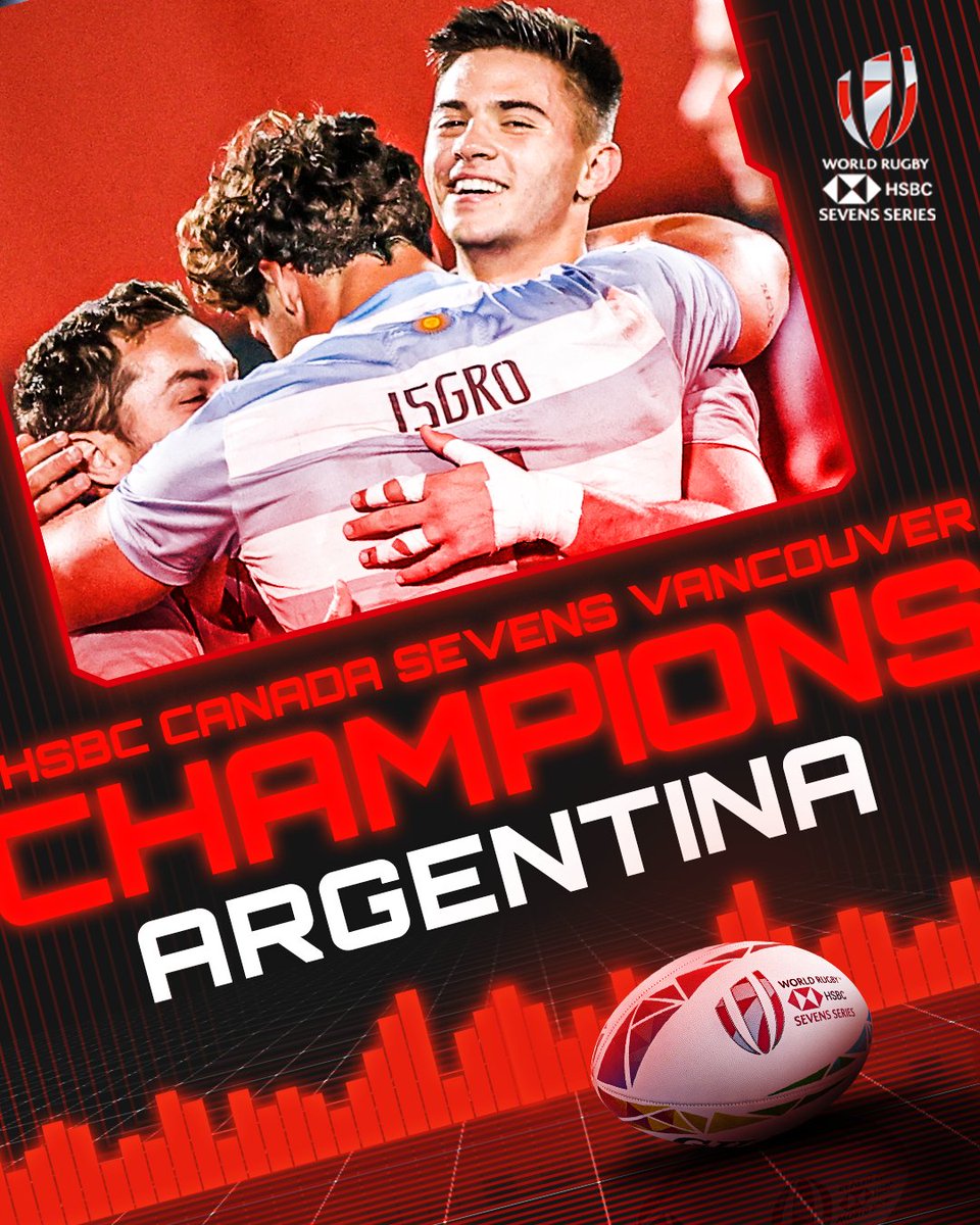 Vamos <a href="/lospumas7arg/">Los Pumas 7s</a>! 🏆

🇦🇷 Argentina take the crown in Vancouver to wrap up their first Cup final win in 14 years 

#Canada7s | #HSBC7s