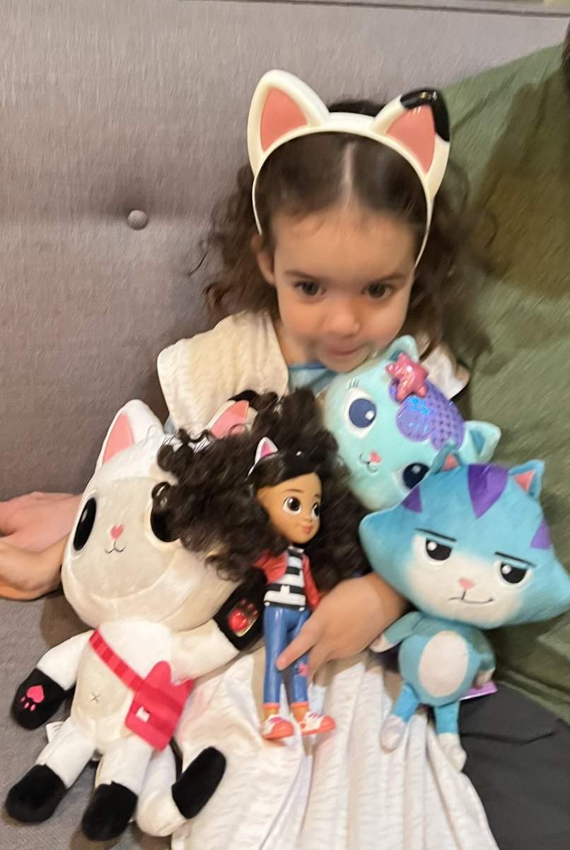 cycantu's tweet photo. A very happy birthday for our 3 year old! Gabby’s biggest fan  @Jedi_BriGuy @gabbysdollhouse @dreamworksjr @netflix @Sanyan628 https://t.co/y6hTsqi868
