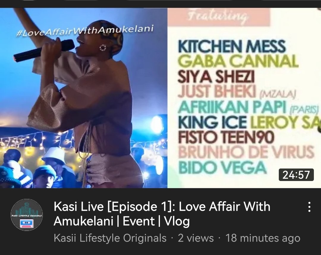 [New Upload on YouTube]
Kasi Live Episode 1: Love Affair With Amukelani

Link:youtu.be/9hHkvBECIvo

#KasiCouchLive #Malenda @realamukelanisa #LoveAffairWithAmukelani #DJSBU #DateMyFamily #TheQueenIsComing