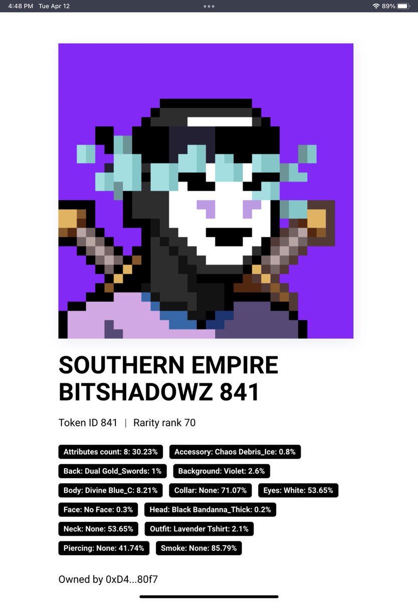 Shout out to <a href="/SEArtCollective/">SOUTHERN EMPIRE</a> for putting on a sweet competition for remixes of their BitShadowz collection! 

Finished this piece a little too late to submit but still loving how it turned out!