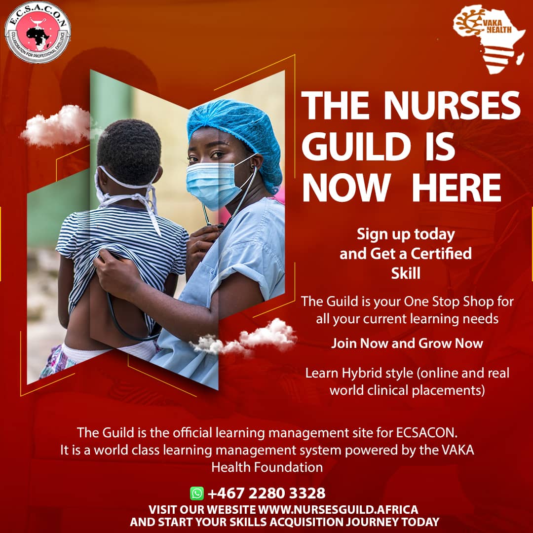 Hello Nurses your Guild has arrived!!!! nursesguild.africa