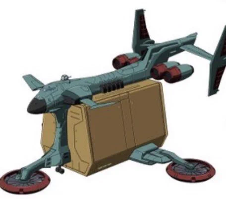 #ククルスドアンの島ガンペリーのリファイン、かっこよくなっているけど、一番気になっていたローターアームの細さは変わってないなあ。ガンダムを格納する重さを持ち上げる浮力がかかる腕があまりに細すぎて折れるよこれでは。 