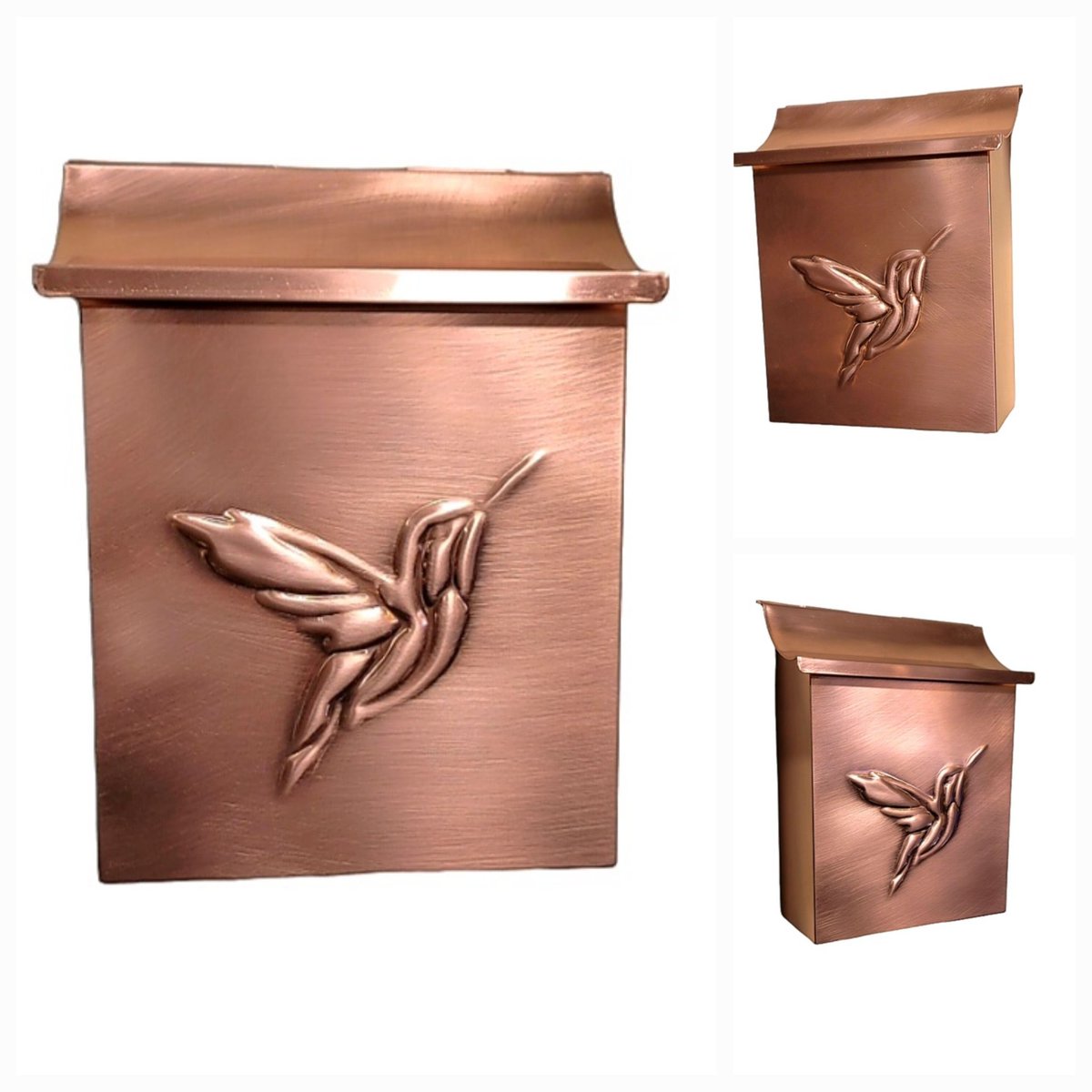 Excited to share the latest addition to our #etsy shop: Hummingbird, embossed copper mailbox etsy.me/3Oj3niL #copper #housewarming #coppermailbox #mailbox #wallmountedmailbox #patinacopper #oilrubbedcopper #oilrubbedmailbox #antiquepatina