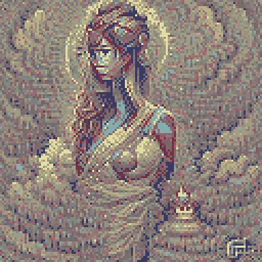 meteor_labs_'s tweet photo. <Pixel Goddess>

Our combination of pixels and goddess portraits produced a magical and wonderful response.  This is also the key to our studio relying mainly on AI technology to complete mass and high-quality production.
#NFTCommunity #NFTs #NFTGiveaways #artwork https://t.co/n84J521Ktx