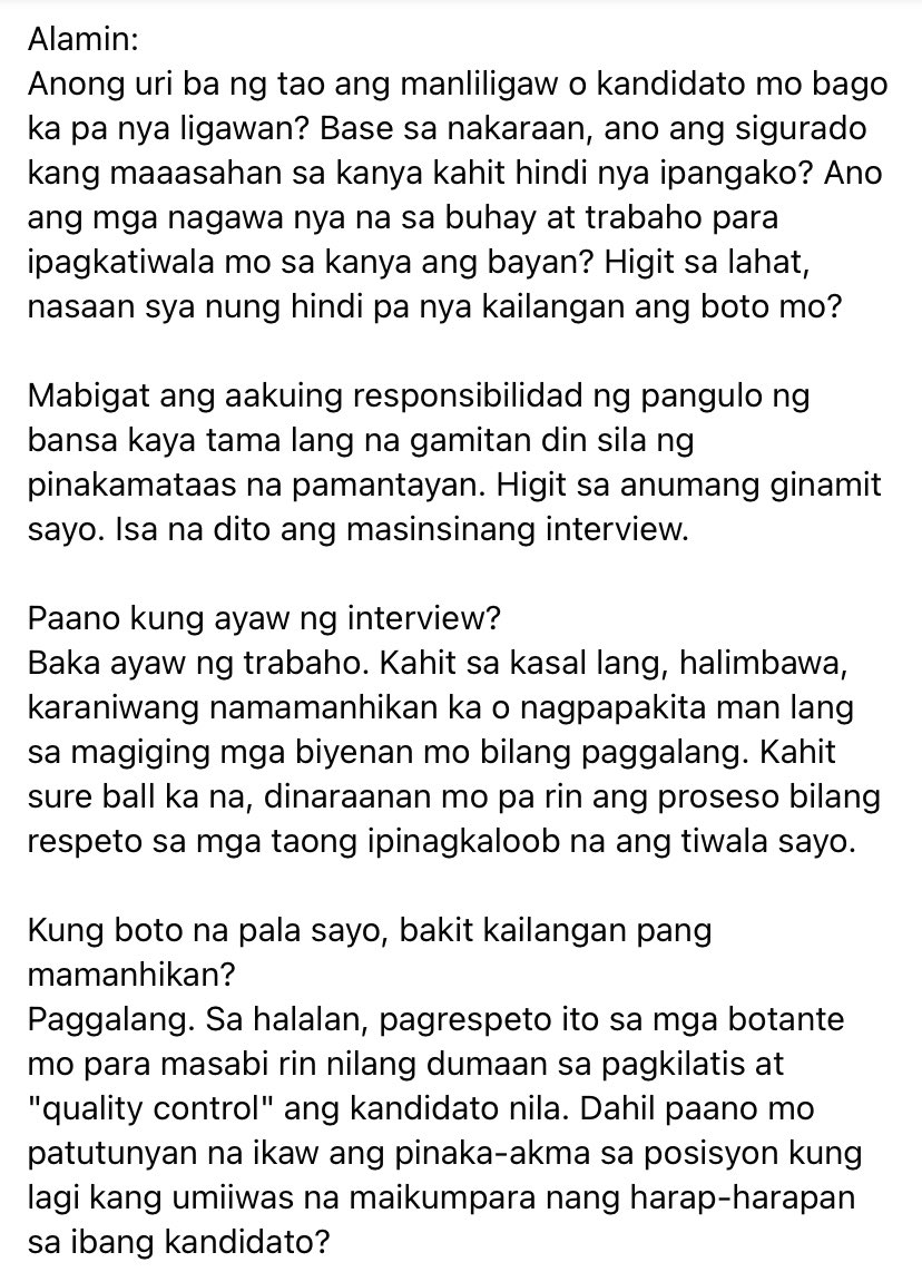 gelotintin's tweet photo. READ: Contemporary Filipino author Bob Ong makes his presidential bet known for the first time by endorsing the candidacy of Vice President Leni Robredo. https://t.co/HW2hPe1YK8