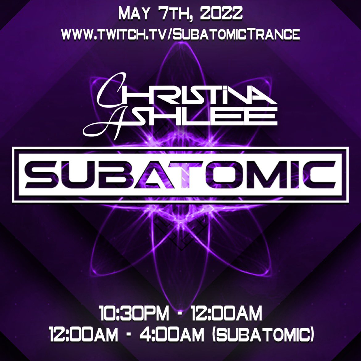 SubatomicTrance's tweet photo. The Subatomic Team! @Asix_Music @DJChristinaAsh @WienerScott https://t.co/GKs0aNNJT5