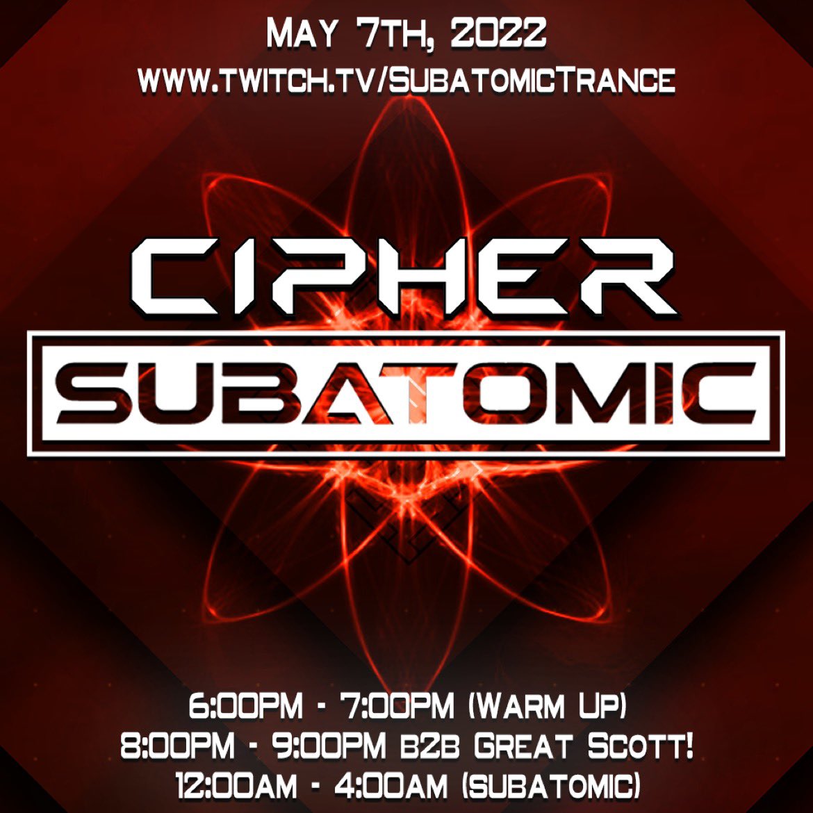 SubatomicTrance's tweet photo. The Subatomic Team! @Asix_Music @DJChristinaAsh @WienerScott https://t.co/GKs0aNNJT5