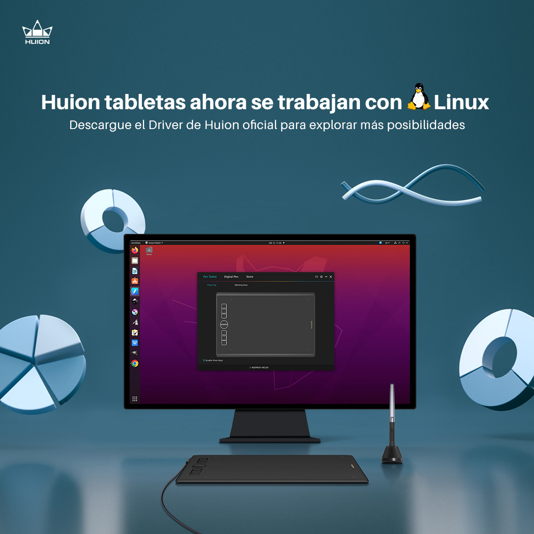 HuionEspanol's tweet photo. 🥳#HuionLinux
😎Huion ahora es compatible con Linux, entra por el enlace abajo para descargar el DRIVER para Linux
📍https://t.co/FCOmugW486
#huion #huiontableta #huiontablet #linuxcompatibility #Linuxsystem #linuxtablet #linux #linuxtableta #tabletagrafica #tableta2022 https://t.co/6MGIBaECBo