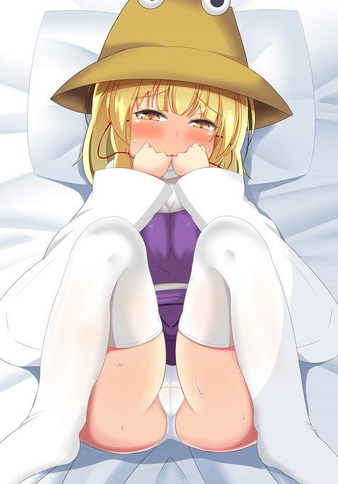 恥じらう諏訪子さま 