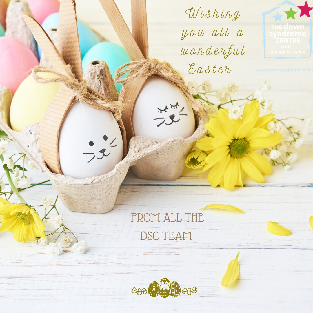 Downsyndromecen's tweet photo. Happy Easter to each and everyone of you 🐰🐣
Have a truly wonderful day, from all the DSC team. 🥰
#HappyEaster
#Easter2022
#Inclusion
#IAmAble2
#TheDownSyndromeCentre
💙🧡💛 https://t.co/YdxnDaV1lp