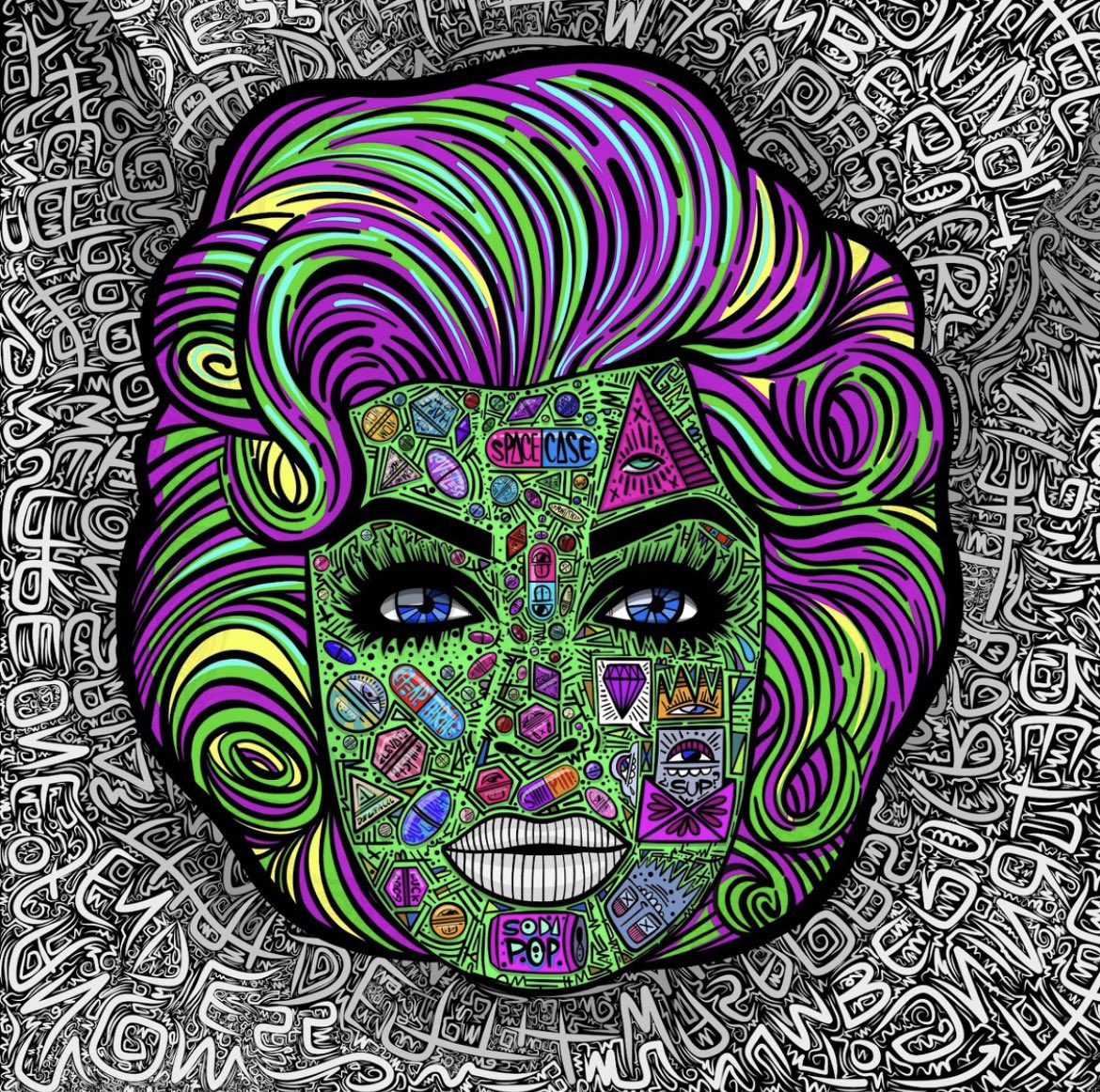 Grabbed me a second Abnormal Jean from <a href="/loveless_city/">Loveless.City</a> and <a href="/10LOVELESS/">Tennessee Loveless</a>. Always liked the b/w background and blue eyes spoke to me. Should I add a 3rd for super Jean <a href="/CryptoVonDoom/">VonDoom ☕️</a>?