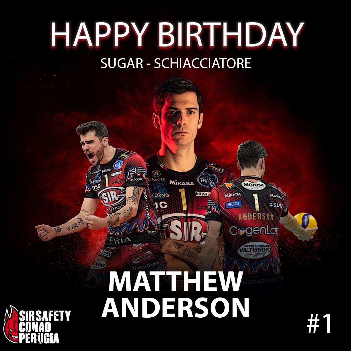  | Happy birthday to Matt Anderson and Stefano Recine!      