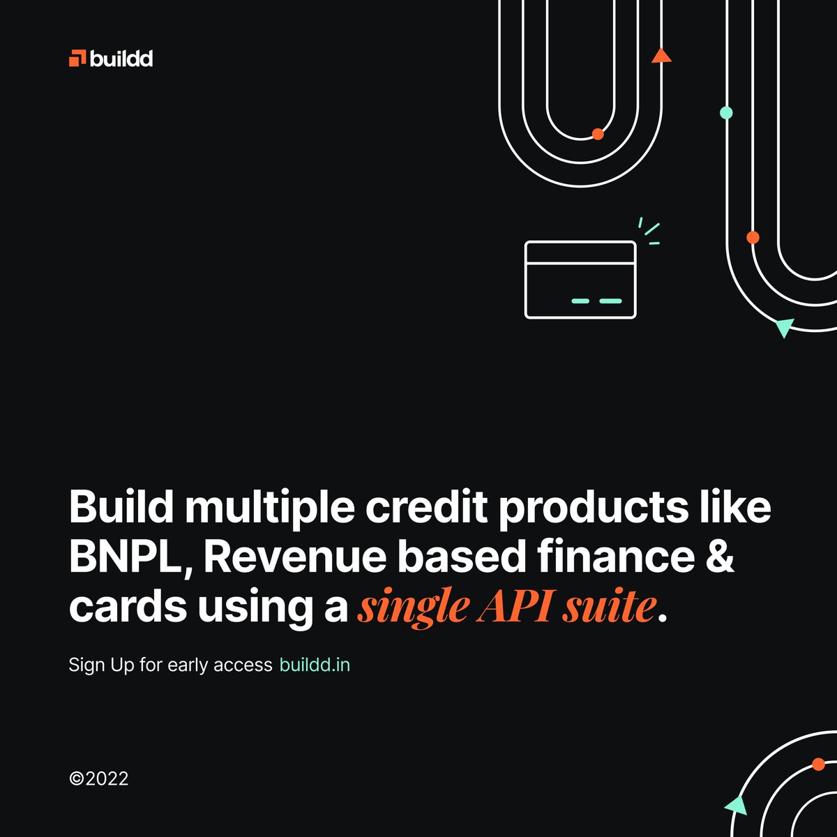Finance APIs made simple. 
Get your early access: buildd.in

#BuildWithBuildd #API #OpenBanking #FintechSaaS