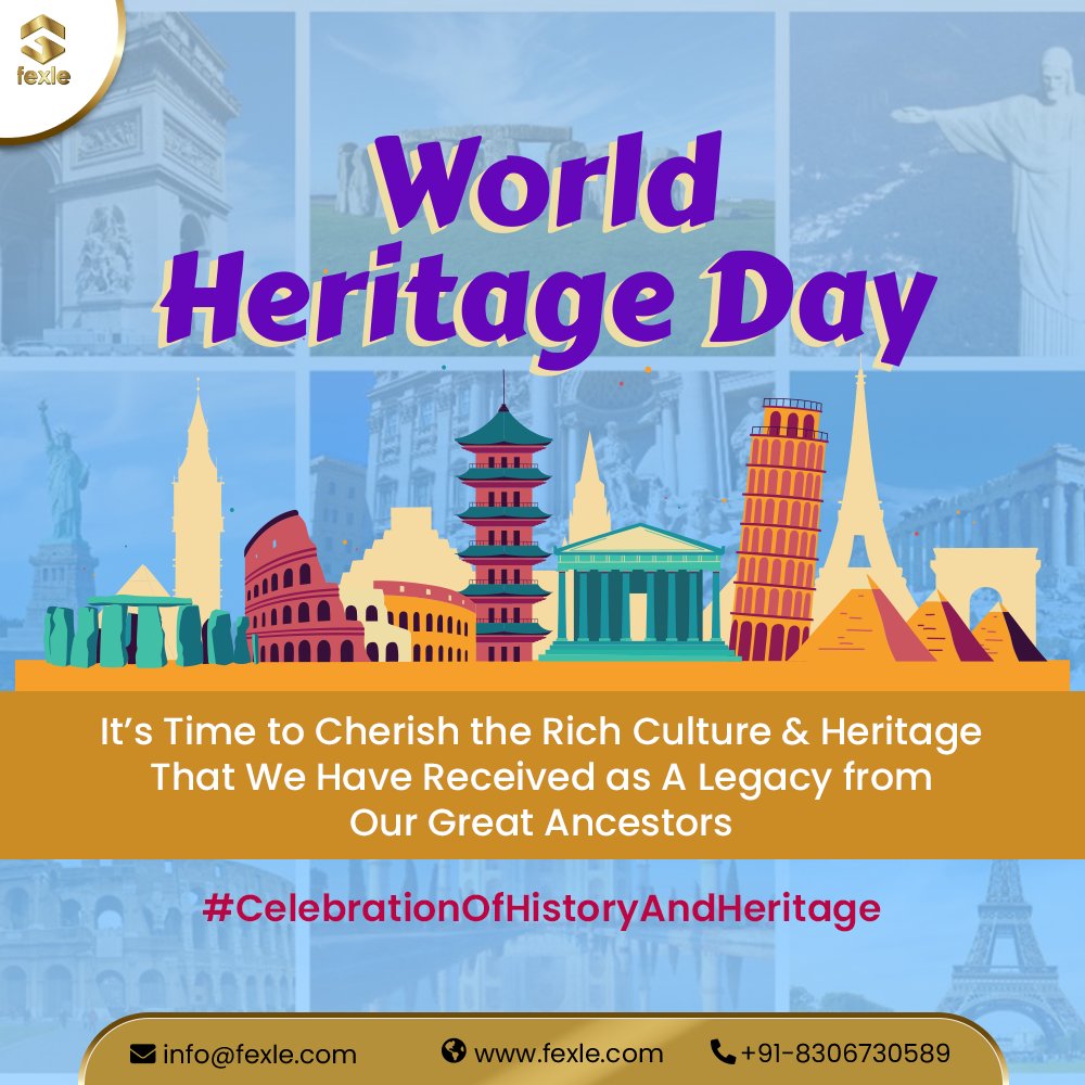 fexle_services's tweet photo. #WorldHeritage is the shared wealth of humankind. Protecting and preserving this unique asset demands the combined efforts of the worldwide community. Safeguard and conserve it, and appreciate the historical legacy. Happy #WorldHeritageDay!
#FEXLE #monuments #HeritageDay2022 https://t.co/7IwfzUfYsK
