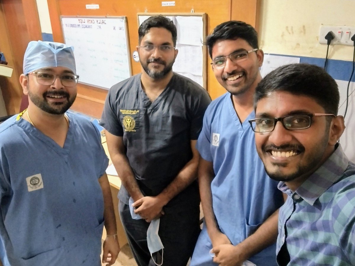 dr_narendran's tweet photo. It was an amazing experience working with you..! Learnt a lot from you all..! Thanks a lot sirs for encouraging, inspiring and guiding me..! ππΎππΎ
Signing off from SRMMC...! A new journey awaits..!
#srm #srmuniversity #cardiologylife #cardiology #cathlab #thanksalot https://t.co/C5WO6lnPpr