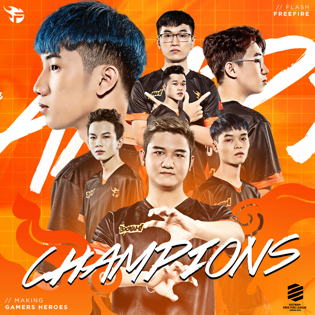 teamflash_gg's tweet photo. ๐๐๐๐๐๐๐๐ | Team Flash Free Fire
Our #FlashFreeFire earned the ticket to represent Vietnam ๐ป๐ณ at the FFWS 2022 SENTOSA๐ after winning on the VFL SPRING 2022 FINALS!๐ฅ
๐ฅBEO
๐ฅCEO
๐ฅMINT
๐ฅBRIAN
๐ฅSHIN
๐ฅFLOREN
๐ฅBLOODY
#TeamFlash #MakingGamersHeroes #FreeFire https://t.co/BrPcoRYEMG
