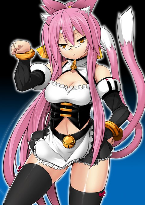 過去絵 ココノエ
#BLAZBLUE 
ちょうど誕生日らしいので 