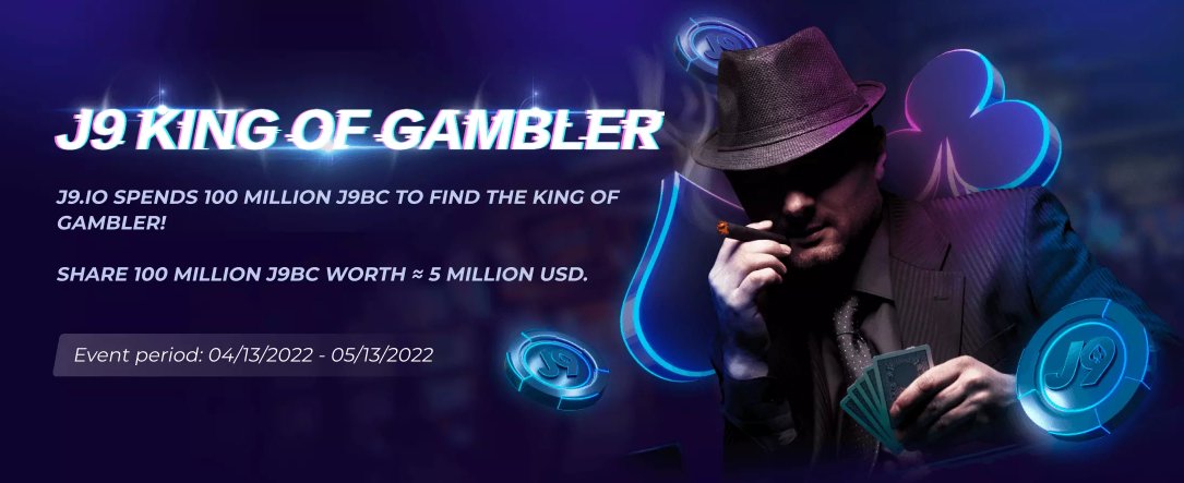 J9casinocom's tweet photo. 👑 J9 King of Gambler

https://t.co/7A1WLQuFom spends 100 Million J9BC to find the King of Gamblers! 

1st placer will get 20 Million J9BC 🚀🚀

Play more to get more J9 Tokens

You can monitor your ranking details on the website.

Check it now 👉  https://t.co/nZmj36UMR4 https://t.co/q1tCh8o7lZ