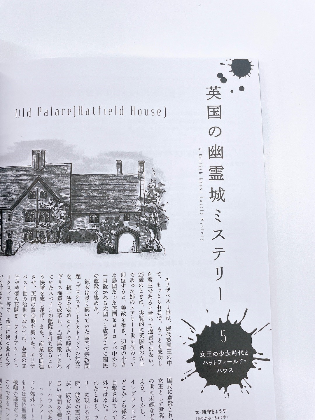 建築知識 織守きょうやさんの連載 英国の幽霊城ミステリー 第5回は 女王の少女時代とハットフィールド ハウス エリザベス1世が少女時代を過ごした建物と彼女の幽霊のお話 今月の ハンガリーのかわいい建物 は知ってそうで知らない 温泉 を