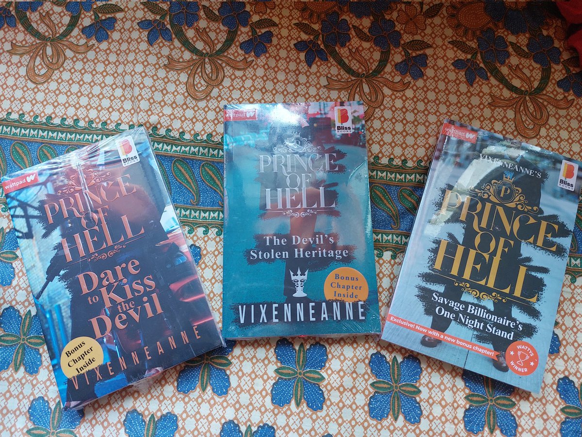 babyni_cloud's tweet photo. Hi @VixenneAnne!
@blissbooksph
#BlissBooks #wattpad #blisslist #vixenneanne #princeofhell #billionaire #romance #fantasy #badboy https://t.co/RzPzd5Fjy6