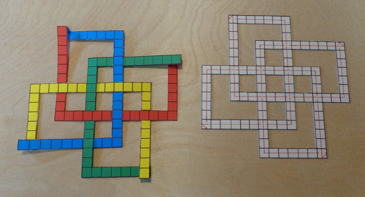 AlbertPCarpent1's tweet photo. 2 examples of square (components) knots (structure) on left with their accompanying link and direct graphs using subatonic metagons to construct the graphs. #metagons #graphtheory #structuralgraphtheory #topologicalgraphs #structuralgeometrictopology #topology #STEM #knottheory https://t.co/qMrGQGGS04