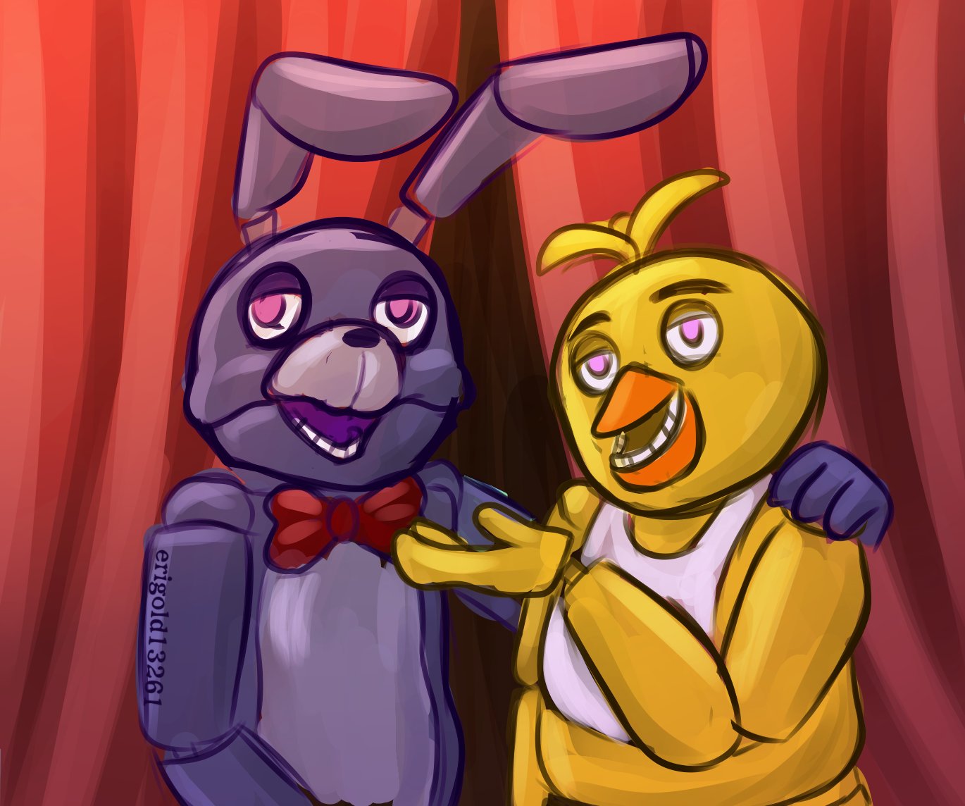 Xx_M4C4BR3_G4L_xX #1 Goloth fan on X: Chica #fnaf #fnaffanart   / X