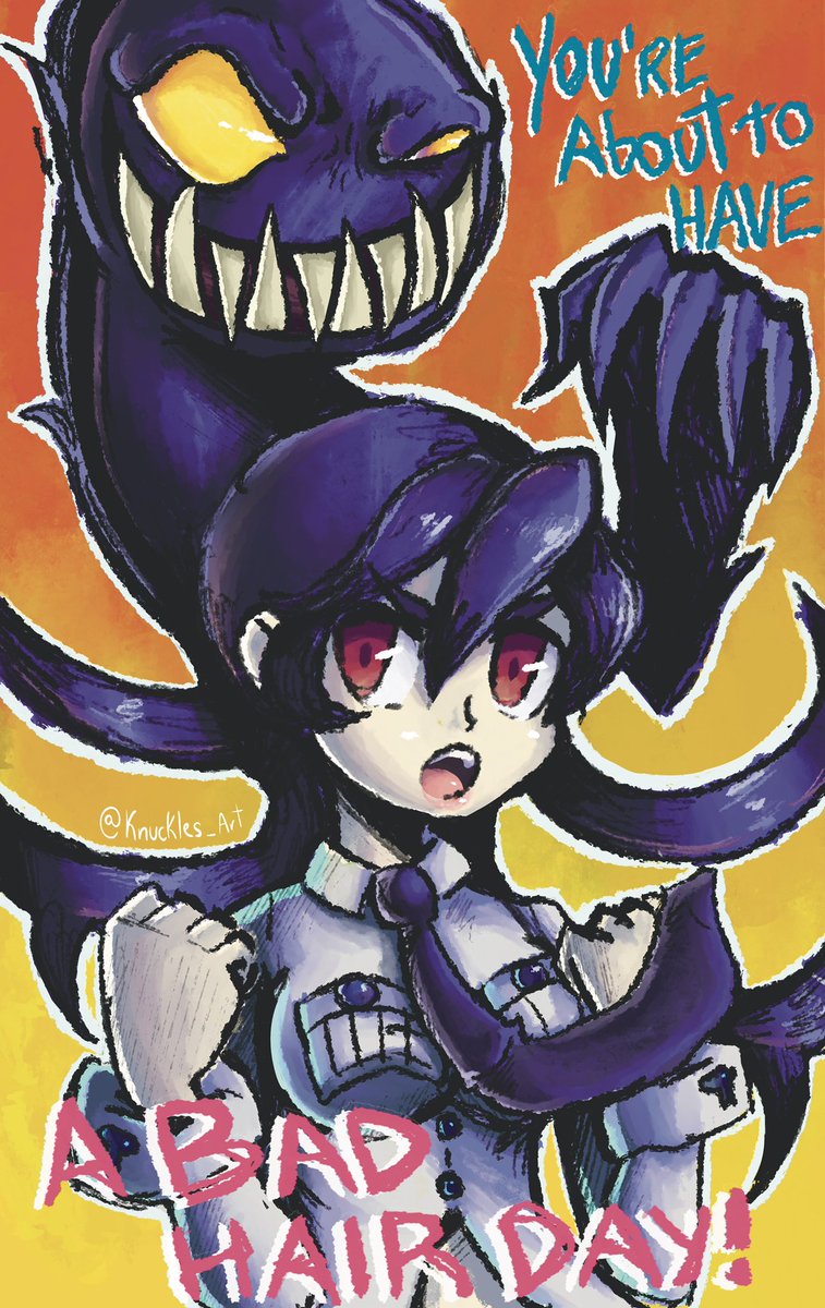 春野　filia Filia Fan Art) You're about to have a bad hair day! #filia