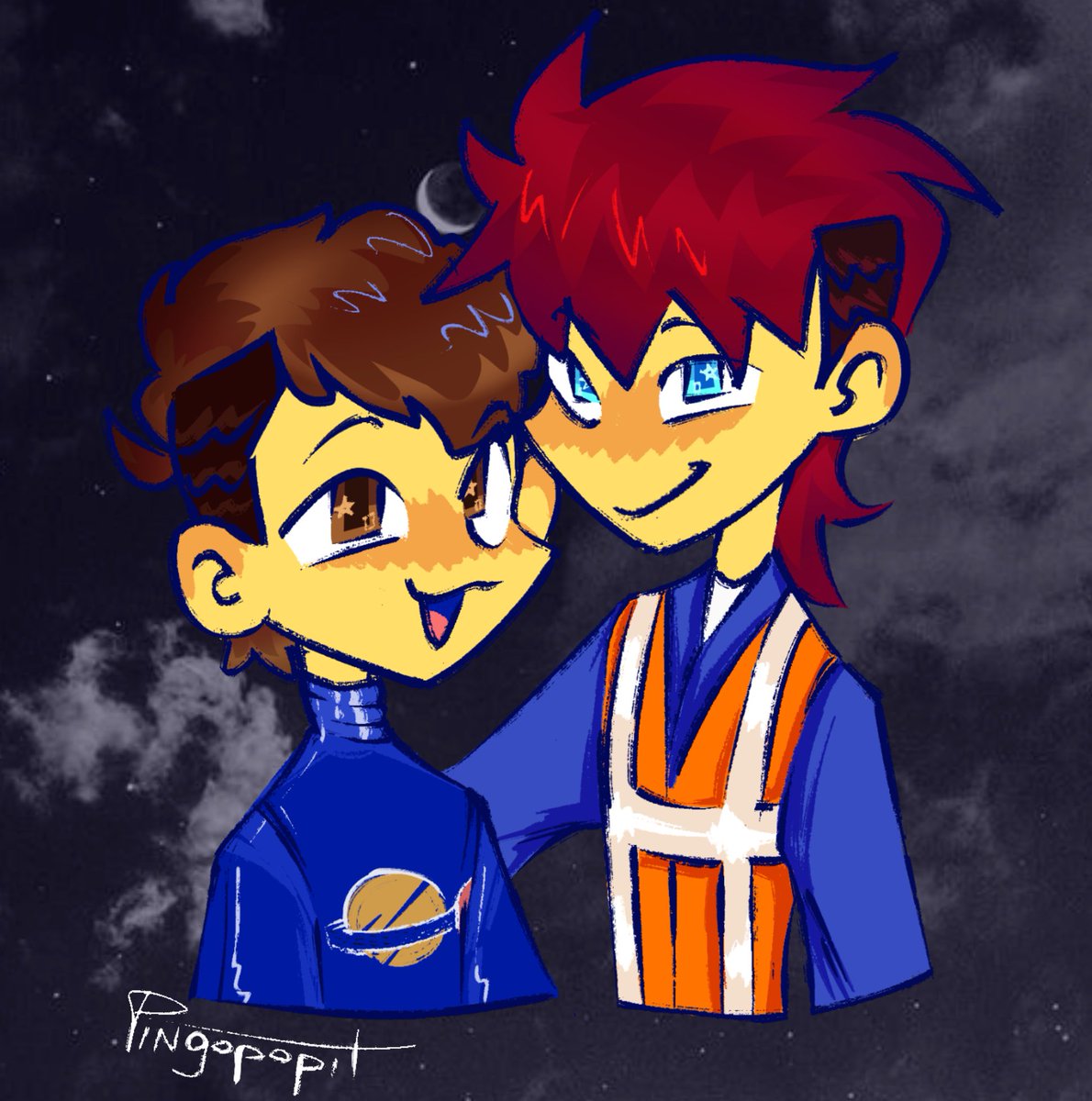 pingopopit's tweet photo. me n bf as benny and emmet and some other drawing requests ๐ #tlm #thelegomovie #legobatman #ninjago #ninjagojay #legobenny #bennythespaceman https://t.co/Y2Om68arfv