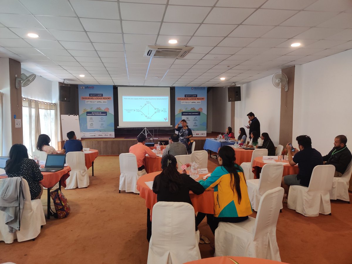 Day 2 session 1PSIC bootcamp: Human Centered Design approach to business ideas and solutions.<a href="/USAIDNepal/">USAID/Nepal</a> <a href="/PACSouthAsia/">Practical Action Consulting (PAC) South Asia</a>