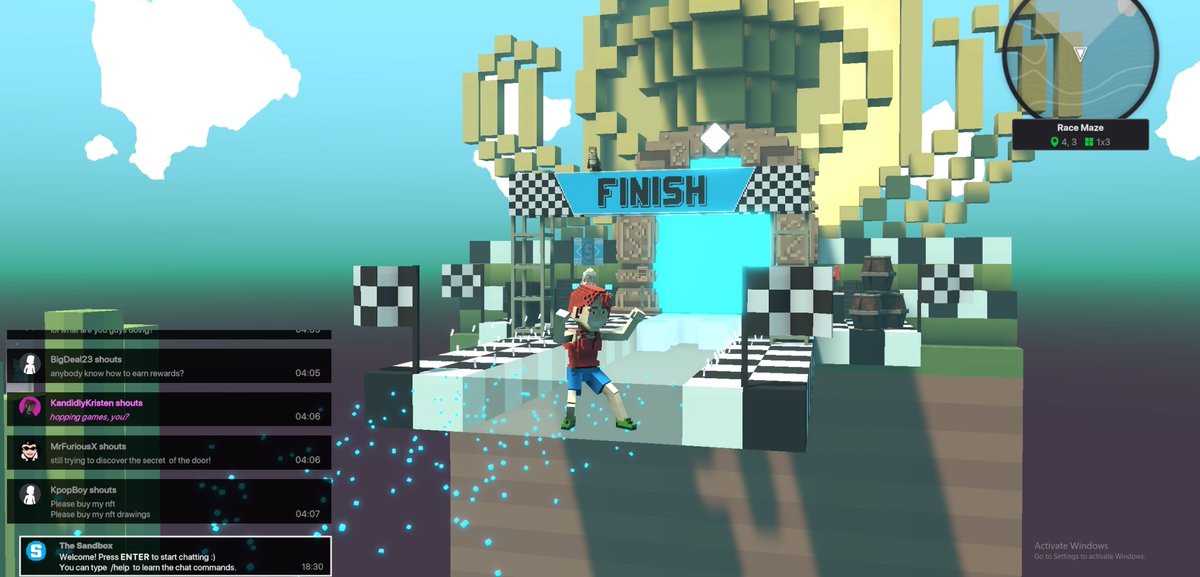 oamnatee884's tweet photo. @TheSandboxGame Thanks! #SandBox #Metaverse #NFT #RaceMazeChallenge #NFTCommunity #SAND #Sandbox https://t.co/uX2fJbI0r9