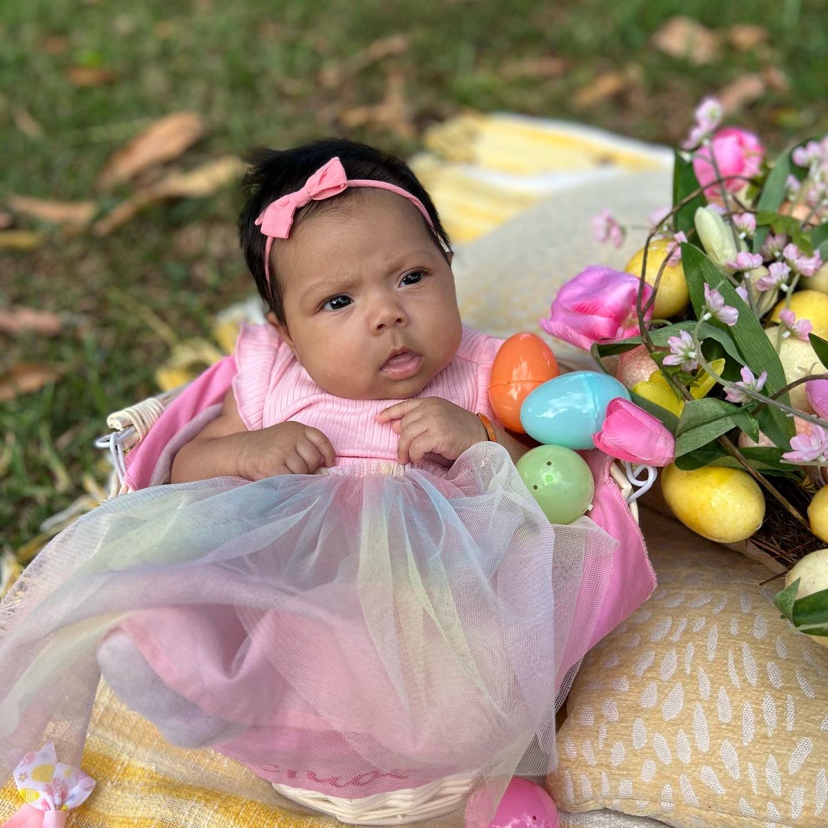 CarlaGonzalez12's tweet photo. Happy Easter from Los Gonzalez 🐣 #Chloe’sFirstEaster #2022 #Family #Love #HappyEaster #Happiness #FinallyComplete💕 https://t.co/3clR342Wd8