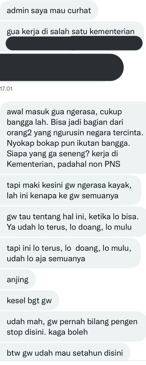 hrdbacot's tweet photo. #DariDM Cerita Karyawan non PNS Kementrian https://t.co/UPXzT7Xwud