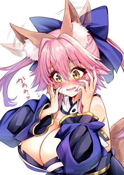 照れキャス狐 #玉藻の前 #キャス狐 #Fate/EXTRA https://t.co/uALTfdzgv8 