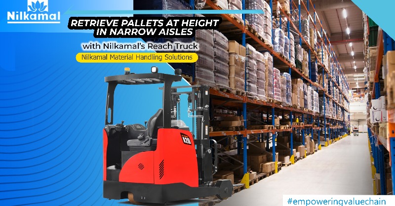 Nilkamal’s Reach Truck are ideal for narrow aisle operation with efficiency, safety, and performance. With world-class engineering and dependability, you can take care of heavy loads in confined spaces. 

More: - bit.ly/3rwVJHU

#EmpoweringValueChain  #reachtruck