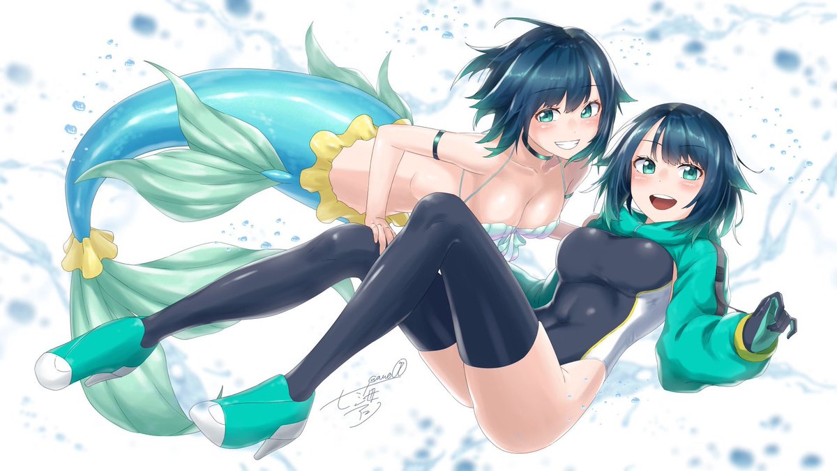 #これを見た人は自分の看板娘の画像を貼れ
深海ナナ🧜‍🩱
灰邑チサト🦊
櫻田・ローズ・カリン😈❤ 