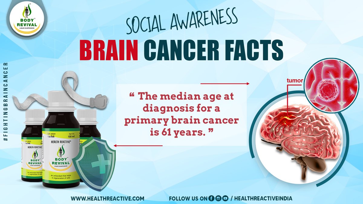 healthreactivee's tweet photo. The median age at diagnosis for a primary brain cancer is 61 years.
https://t.co/g6WiefWG6Z
#braincancer#immunebooster #immunity #ayurvedatreatment #health #Cancer #CancerTreatmentDiet #CancerTreatmentMumbai #HealthReactive #bodyrevival https://t.co/C6kKb0YM77