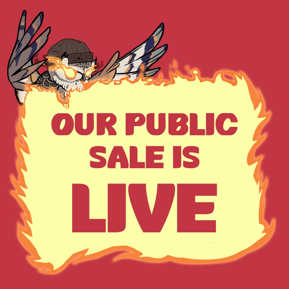 [PUBLIC MINT] is live

total supply: 3,333
mint: 0.004 ETH (ERC721A optimized)
first 333 is free

birdzuki.com

#birdzuki #NFTCommunity