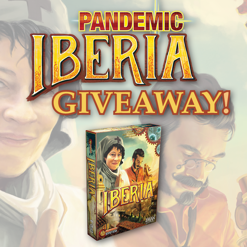 Zmangames_'s tweet photo. We are so excited that Pandemic: Iberia is back in stock! So excited we are giving away 3 copies! Check out our article https://t.co/deAizKCnAX for how to enter! #pandemiciberia #pandemic #boardgames #zmangames https://t.co/cRUwJKmsoM