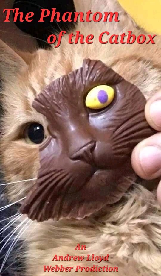 I saw the original picture and I couldn't get the Phantom of the Opera and Cats out of my head. I can almost hear the song.